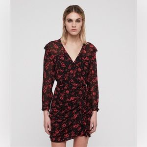 All Saints Harlow Eira Dress Floral Size 0